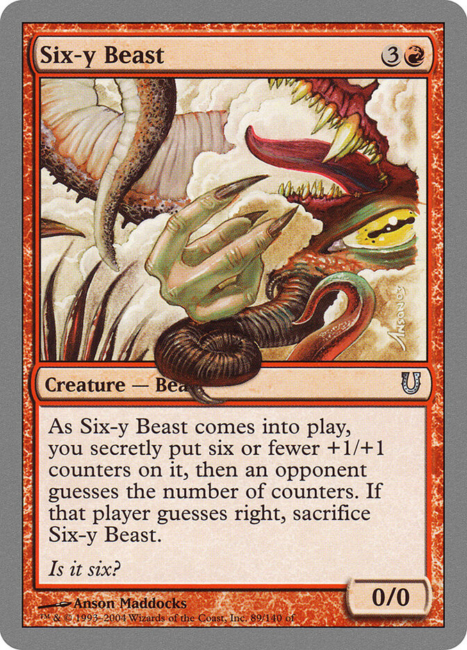 Six-y Beast (89) - Unhinged (UNH)