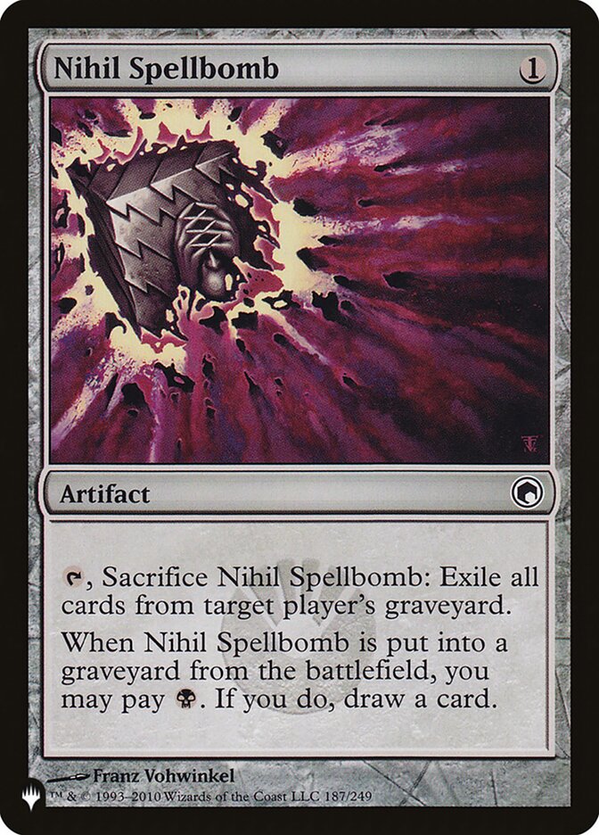 Nihil Spellbomb (SOM-187) - The List (PLST)