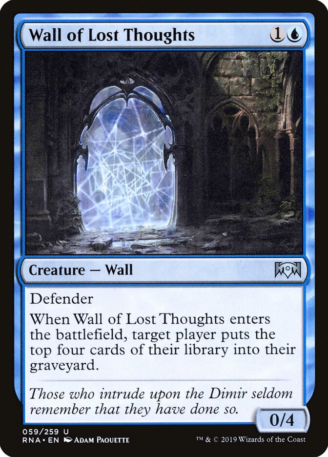 Wall of Lost Thoughts (59) - Ravnica Allegiance (RNA)
