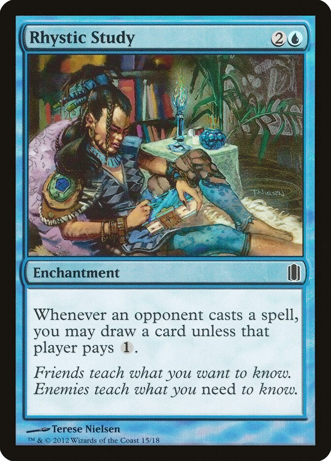 Rhystic Study (15) - Commander's Arsenal (CM1)