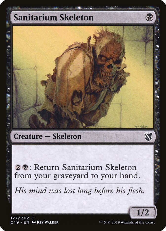 Sanitarium Skeleton (127) - Commander 2019 (C19)