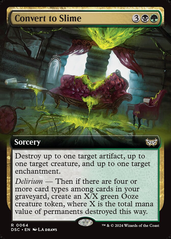 Convert to Slime (64) - Duskmourn: House of Horror Commander (DSC)