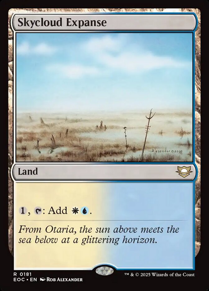 Skycloud Expanse (181) - Edge of Eternities Commander (EOC)