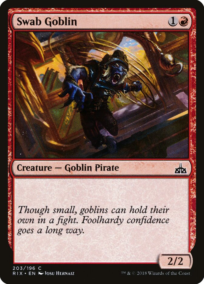 Swab Goblin (203) - Rivals of Ixalan (RIX)