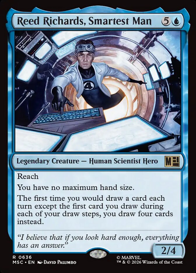 Reed Richards, Smartest Man (636) - Marvel Super Heroes Commander (MSC)