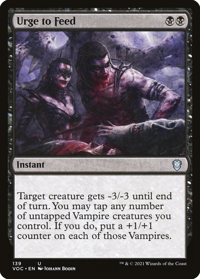Urge to Feed (139) - Crimson Vow Commander (VOC)