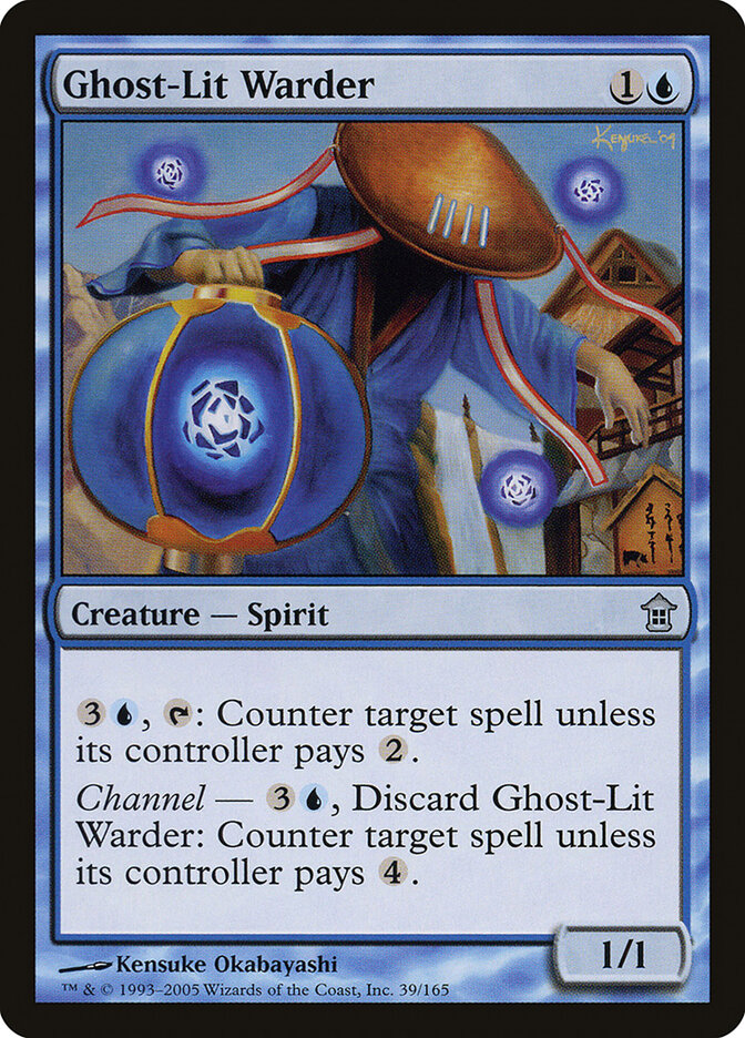 Ghost-Lit Warder (39) - Saviors of Kamigawa (SOK)