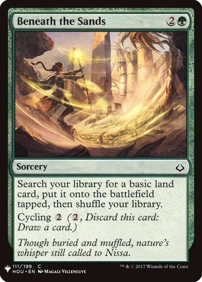 Beneath the Sands (HOU-111) - The List (PLST)