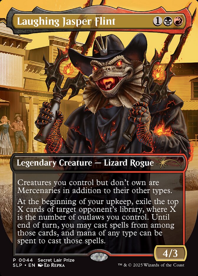 Laughing Jasper Flint (44) - Secret Lair Promo (SLP)