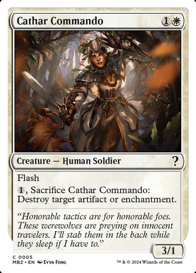Cathar Commando (5) - Mystery Booster 2 (MB2)