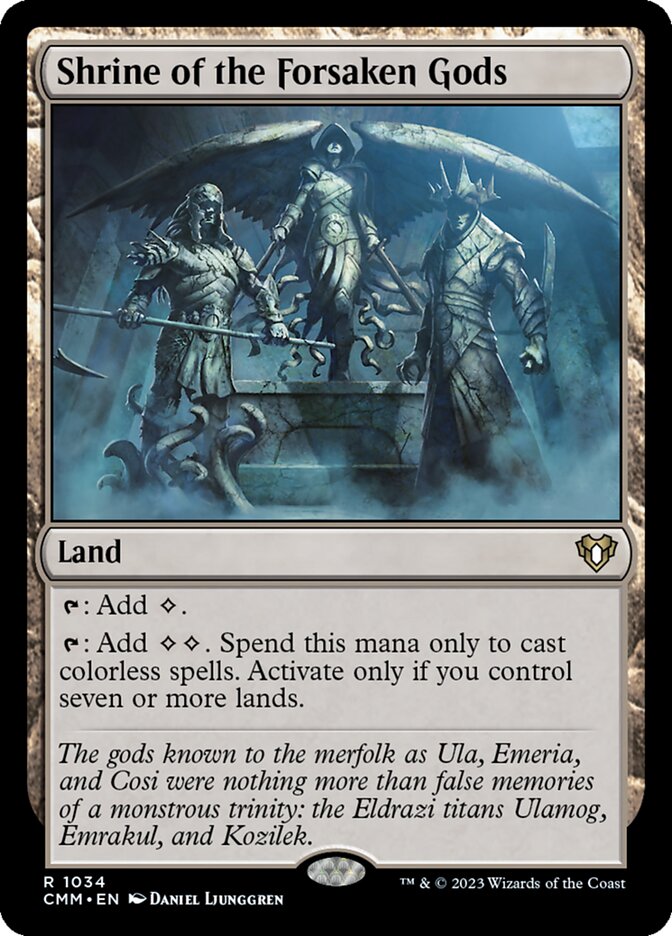Shrine of the Forsaken Gods (1034) - Commander Masters (CMM)