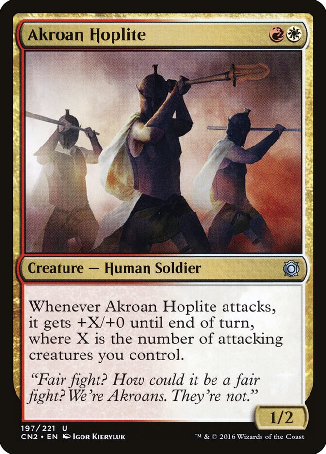 Akroan Hoplite (197) - Conspiracy: Take the Crown (CN2)