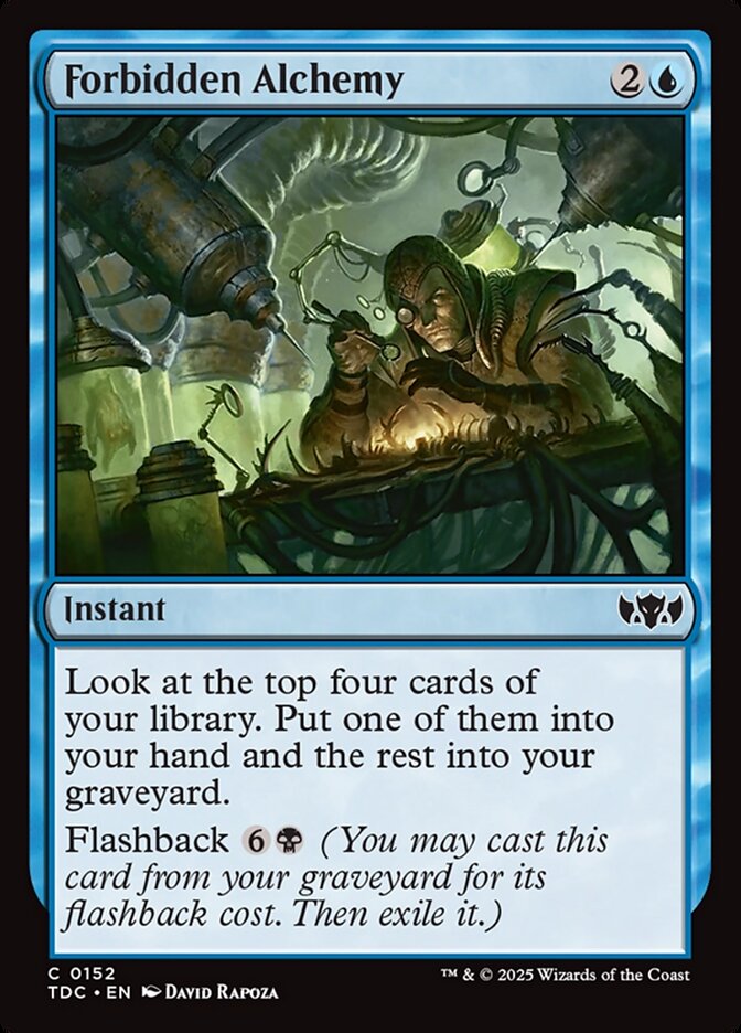 Forbidden Alchemy (152) - Tarkir: Dragonstorm Commander (TDC)