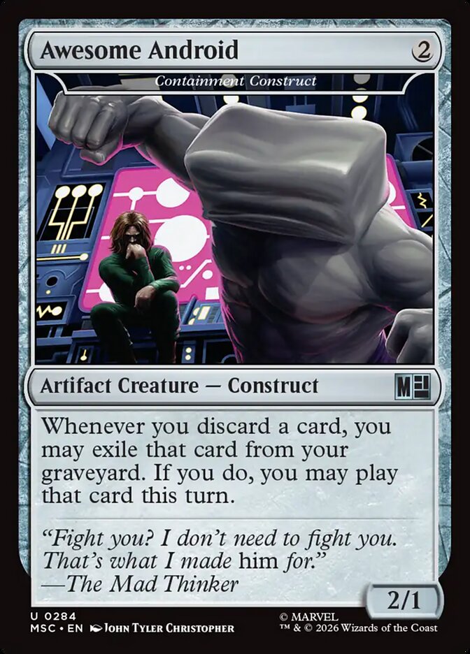 Awesome Android - Containment Construct (284) - Marvel Super Heroes Commander (MSC)
