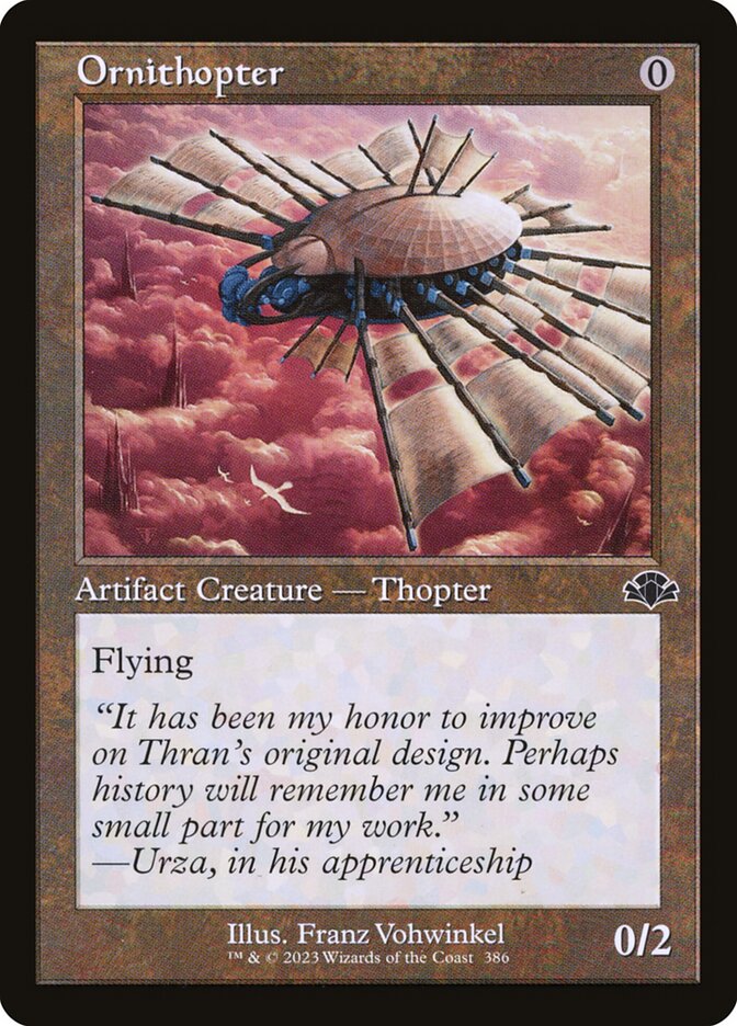 Ornithopter (386) - Dominaria Remastered (DMR)