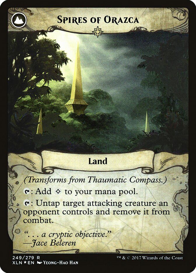 Thaumatic Compass // Spires of Orazca (249s) - Ixalan Promos (PXLN)