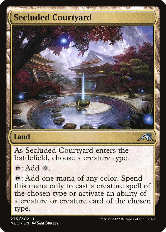 Secluded Courtyard (275) - Kamigawa: Neon Dynasty (NEO)