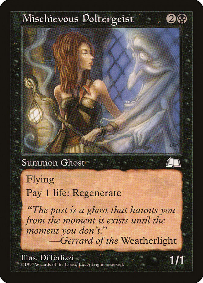Mischievous Poltergeist (74) - Weatherlight (WTH)