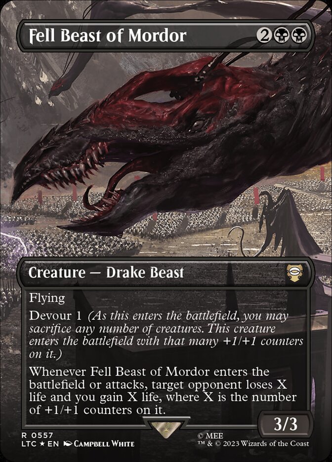 Fell Beast of Mordor (557) - Tales of Middle-earth Commander (LTC)