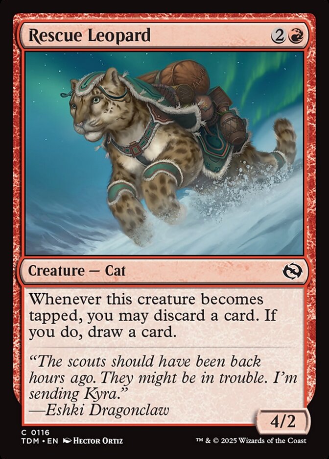 Rescue Leopard (116) - Tarkir: Dragonstorm (TDM)