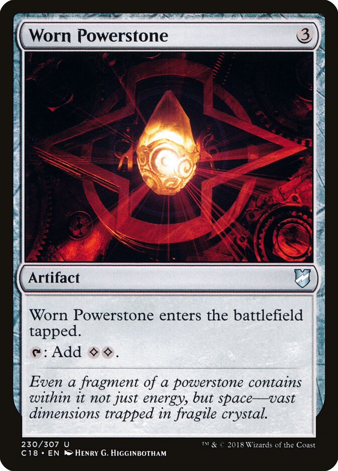 Worn Powerstone (230) - Commander 2018 (C18)