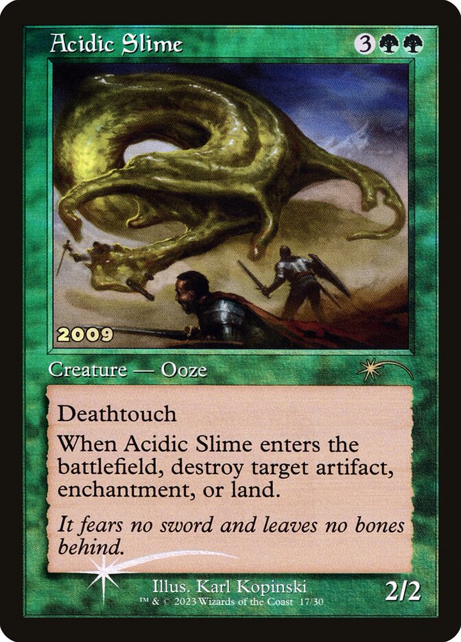 Acidic Slime (17) - 30th Anniversary Play Promos (P30A)