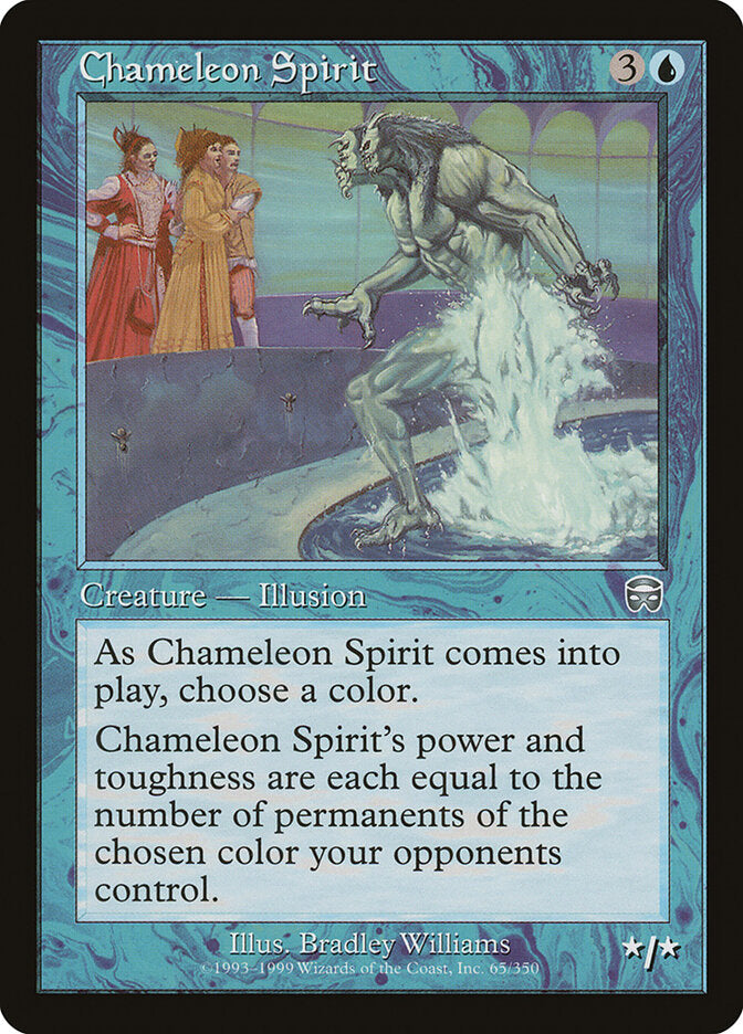 Chameleon Spirit (65) - Mercadian Masques (MMQ)