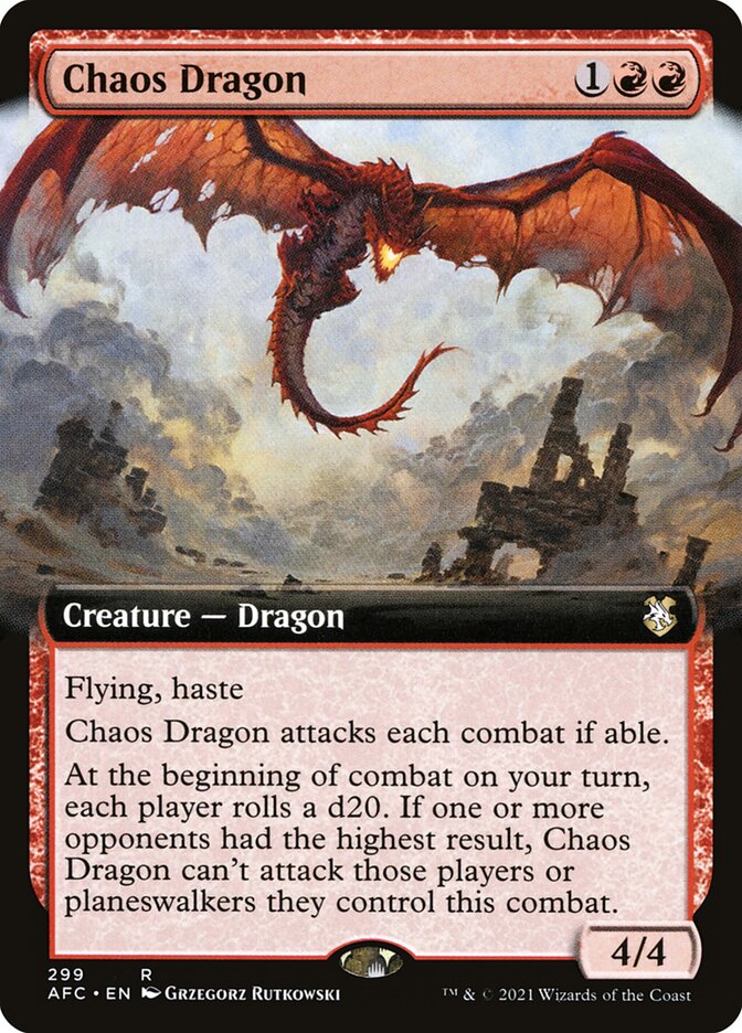 Chaos Dragon (299) - Forgotten Realms Commander (AFC)