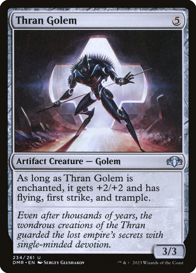 Thran Golem (234) - Dominaria Remastered (DMR)