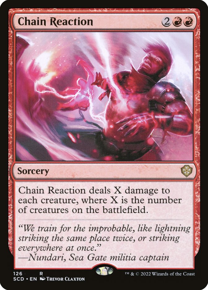 Chain Reaction (126) - Starter Commander Decks (SCD)
