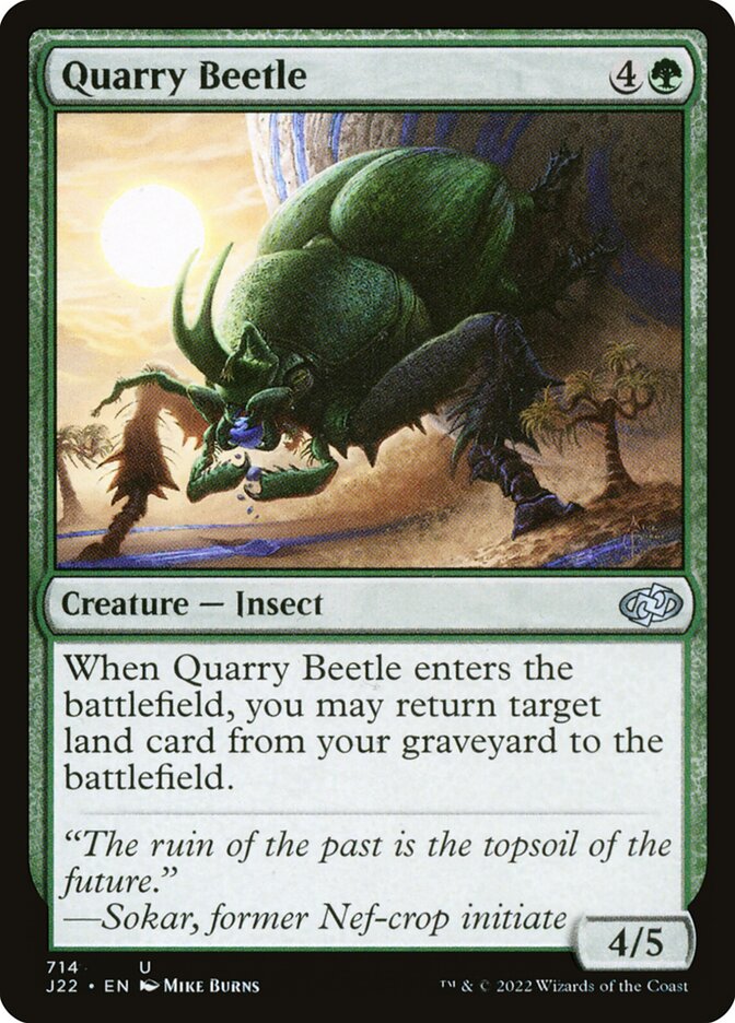 Quarry Beetle (714) - Jumpstart 2022 (J22)