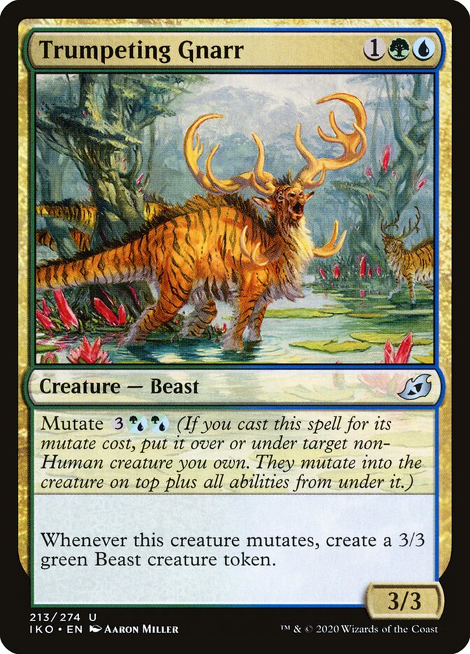 Trumpeting Gnarr (213) - Ikoria: Lair of Behemoths (IKO)