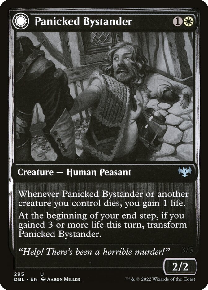 Panicked Bystander // Cackling Culprit - Innistrad: Double Feature (DBL)
