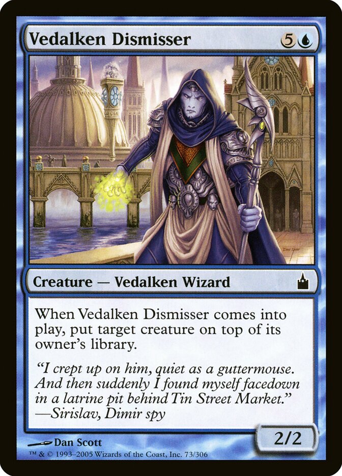 Vedalken Dismisser (73) - Ravnica: City of Guilds (RAV)
