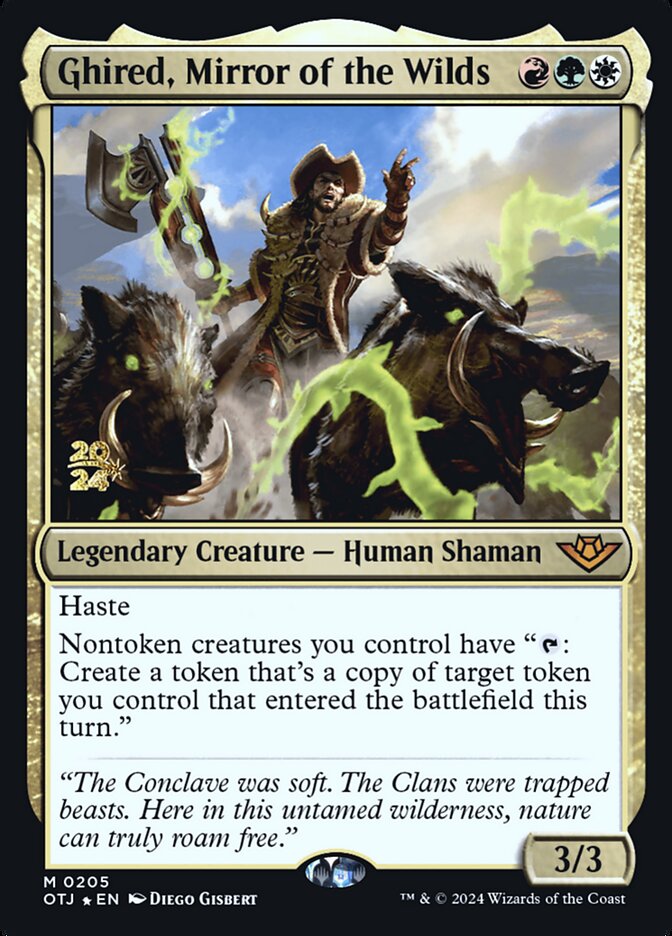 Ghired, Mirror of the Wilds (205s) - Outlaws of Thunder Junction Promos (POTJ)