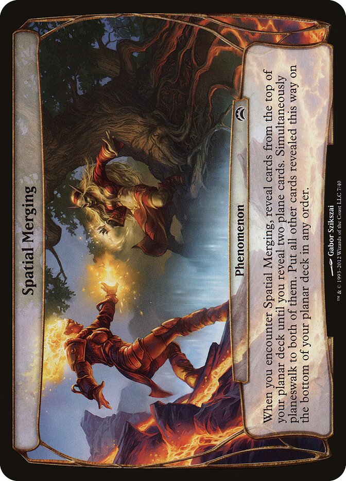 Spatial Merging (7) - Planechase 2012 Planes (OPC2)