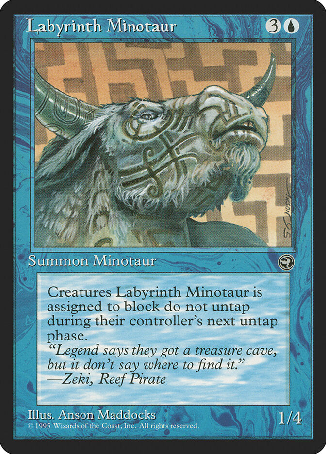 Labyrinth Minotaur (30b) - Homelands (HML)