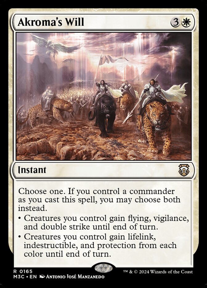 Akroma's Will (165) - Modern Horizons 3 Commander (M3C)