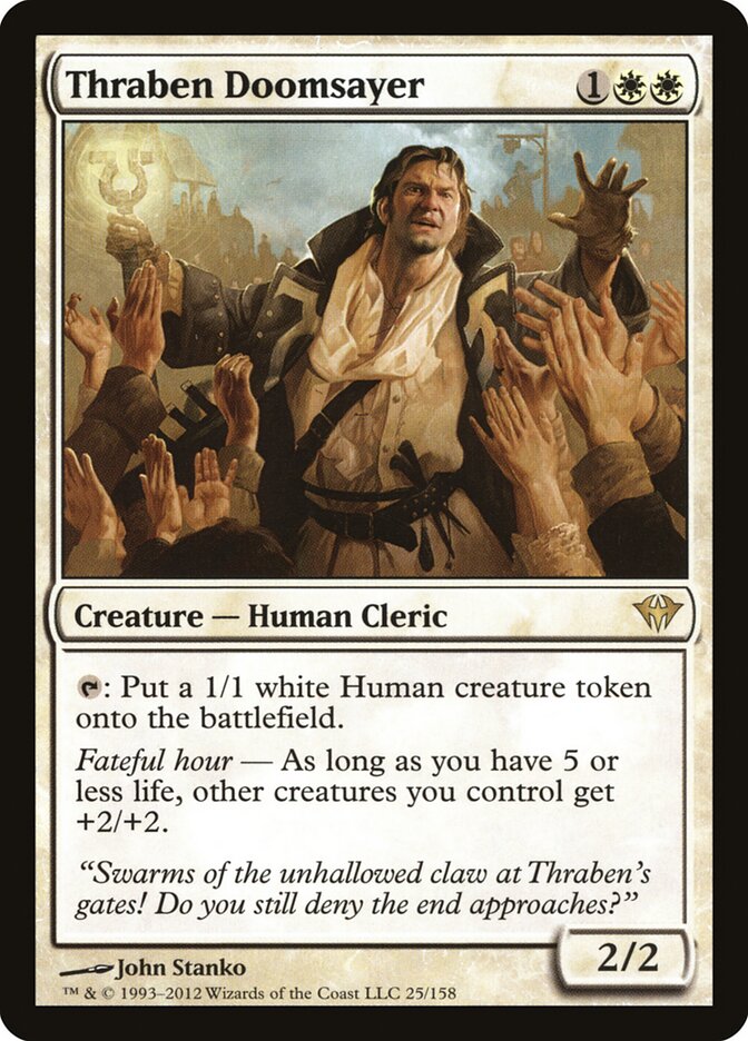 Thraben Doomsayer (25) - Dark Ascension (DKA)