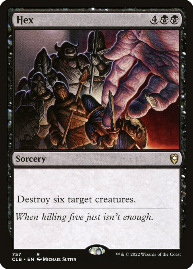 Hex (757) - Commander Legends: Battle for Baldur's Gate (CLB)