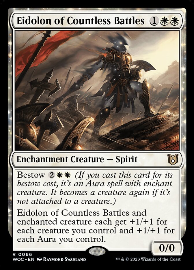 Eidolon of Countless Battles (66) - Wilds of Eldraine Commander (WOC)