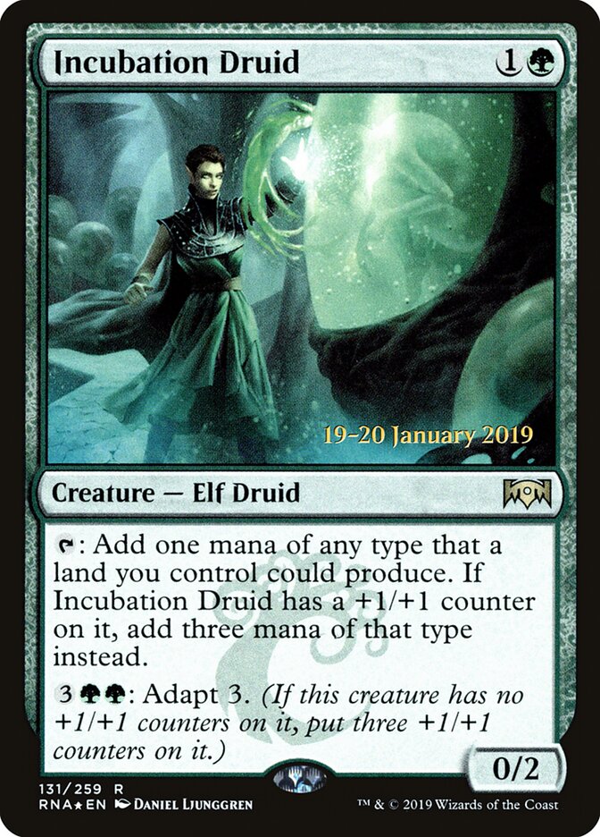 Incubation Druid (131s) - Ravnica Allegiance Promos (PRNA)