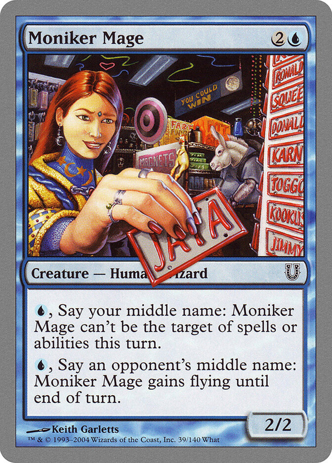 Moniker Mage (39) - Unhinged (UNH)
