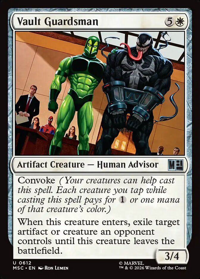 Vault Guardsman (612) - Marvel Super Heroes Commander (MSC)