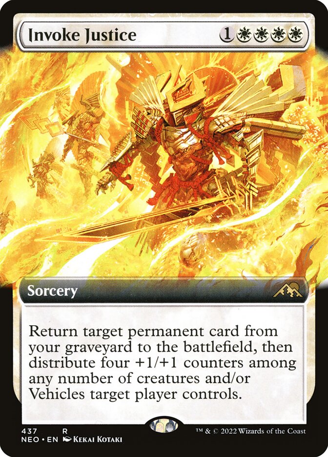Invoke Justice (437) - Kamigawa: Neon Dynasty (NEO)