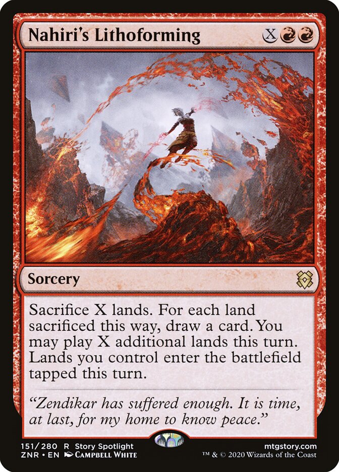 Nahiri's Lithoforming (151) - Zendikar Rising (ZNR)