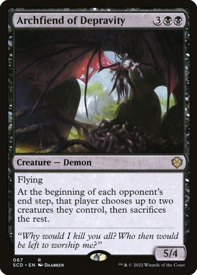 Archfiend of Depravity (67) - Starter Commander Decks (SCD)