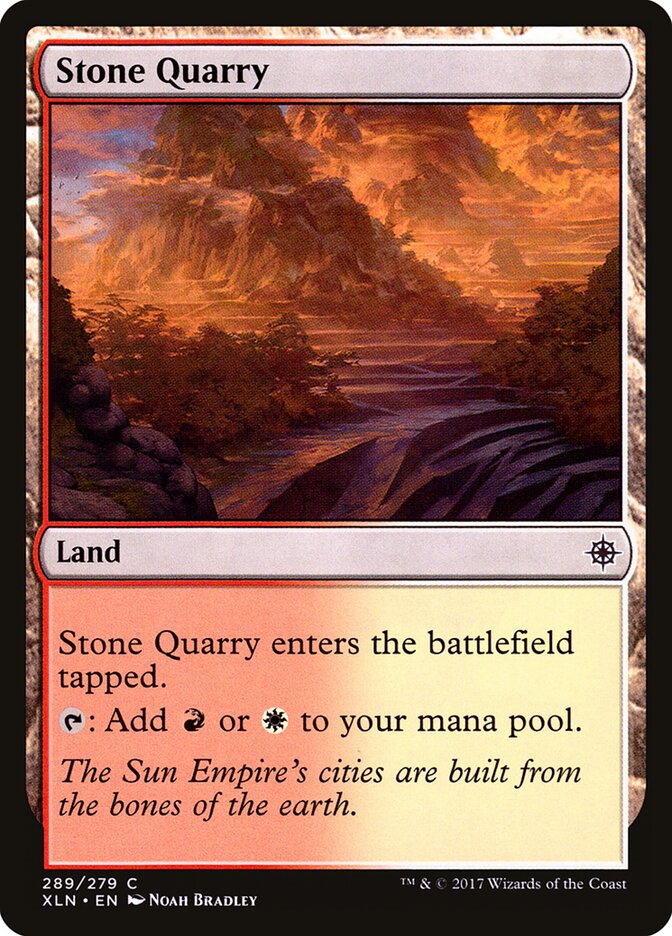 Stone Quarry (289) - Ixalan (XLN)