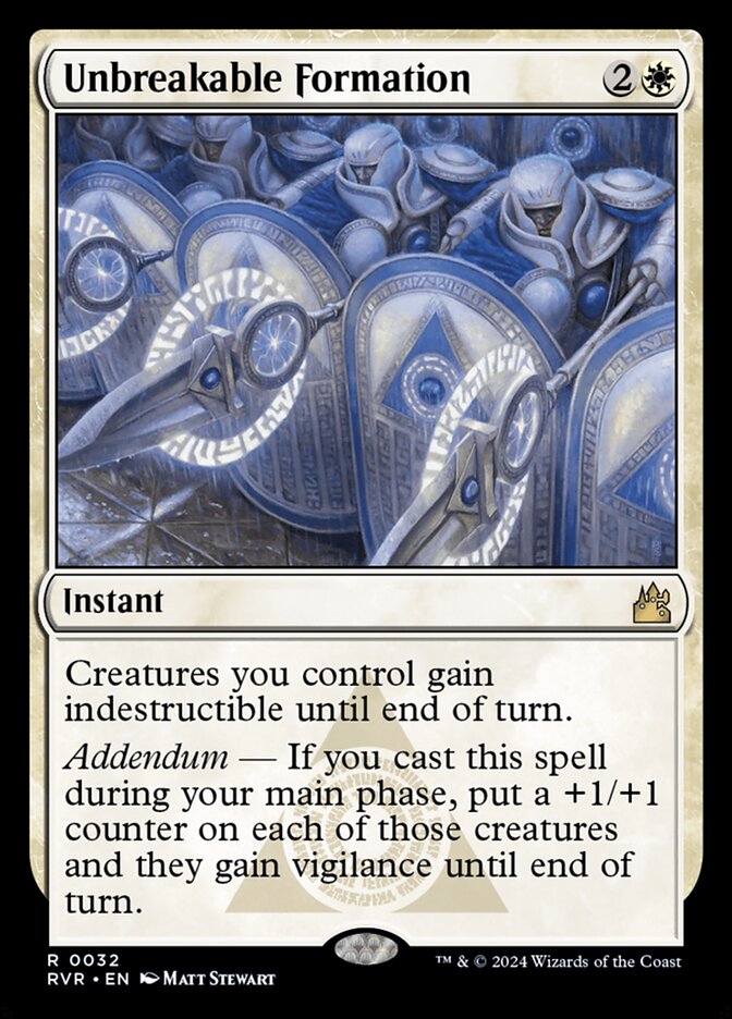 Unbreakable Formation (32) - Ravnica Remastered (RVR)