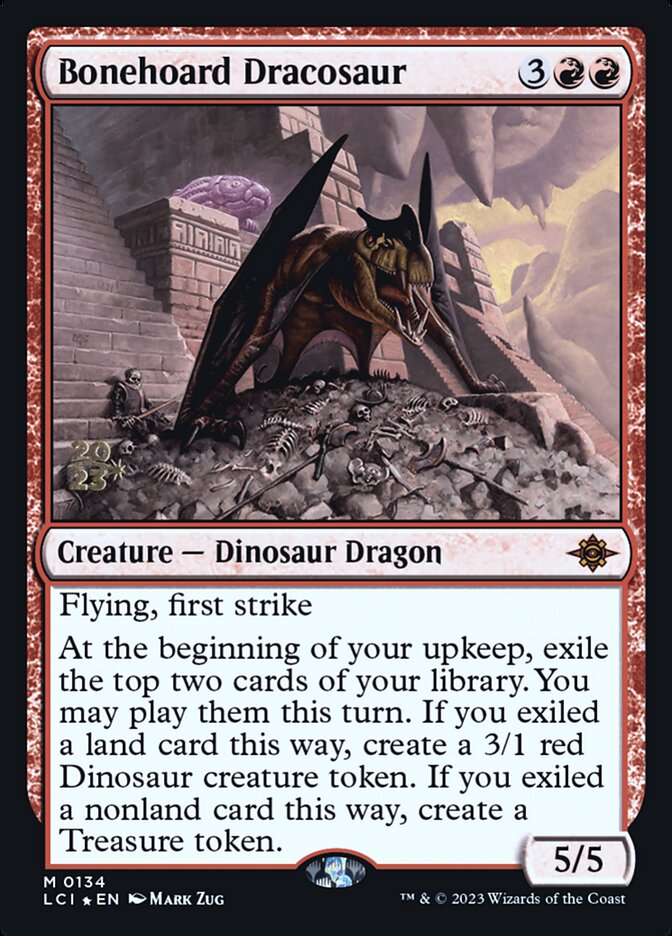 Bonehoard Dracosaur (134s) - The Lost Caverns of Ixalan Promos (PLCI)